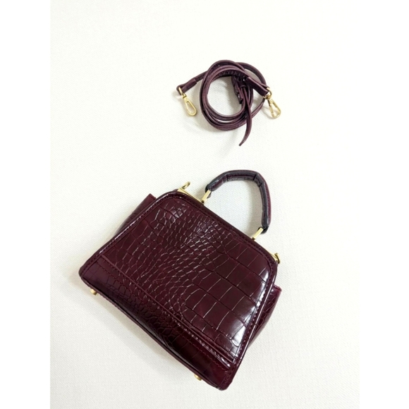 Zara Handbags - Zara Crossbody Top Handle Mini Bag